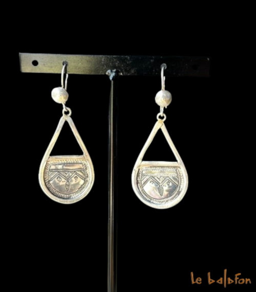 Boucles d’oreilles Touareg en Argent Olumide