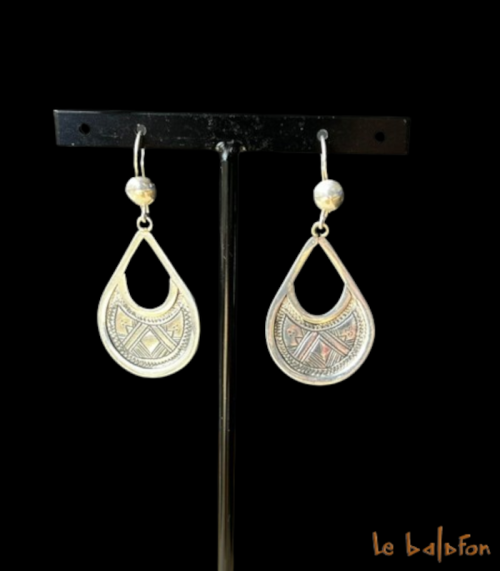 Boucles d’oreilles Touareg en Argent Omolara