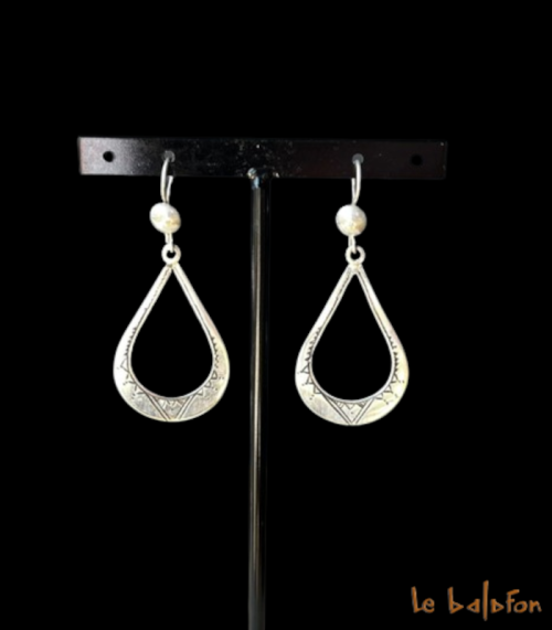 Boucles d’oreilles Touareg en Argent Onyeka