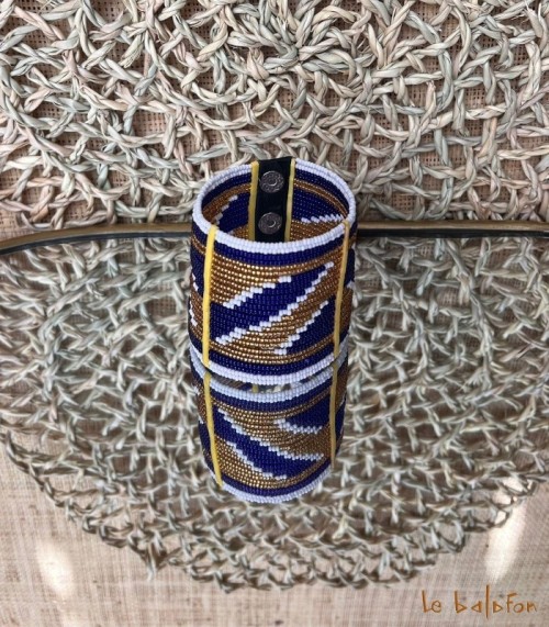Bracelet Ethnique Massaï kahawa