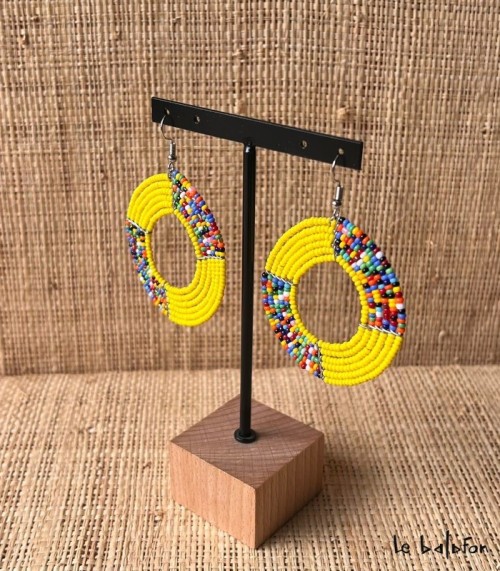 Boucles d'oreilles Massaï Kiboko