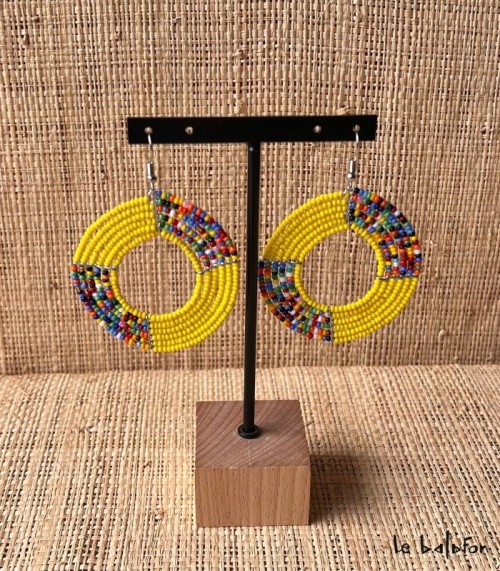 Boucles d'oreilles Massaï Kiboko