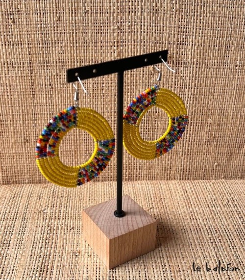 Boucles d'oreilles Massaï Kiboko