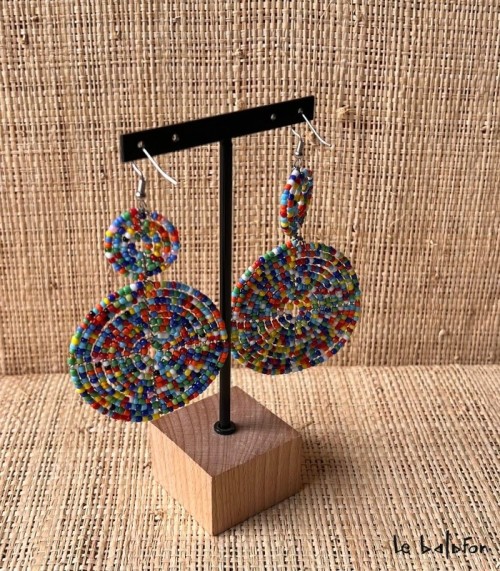 Boucles d'oreilles Massaï Kiboko