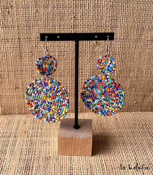 Boucles d'oreilles Massaï Kiboko