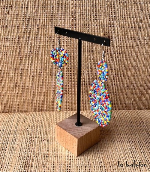 Boucles d'oreilles Massaï Kiboko