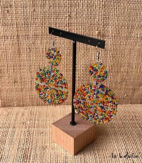 Boucles d'oreilles Massaï Mamba