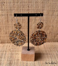 Boucles d'oreilles pendantes Massaï Ndege