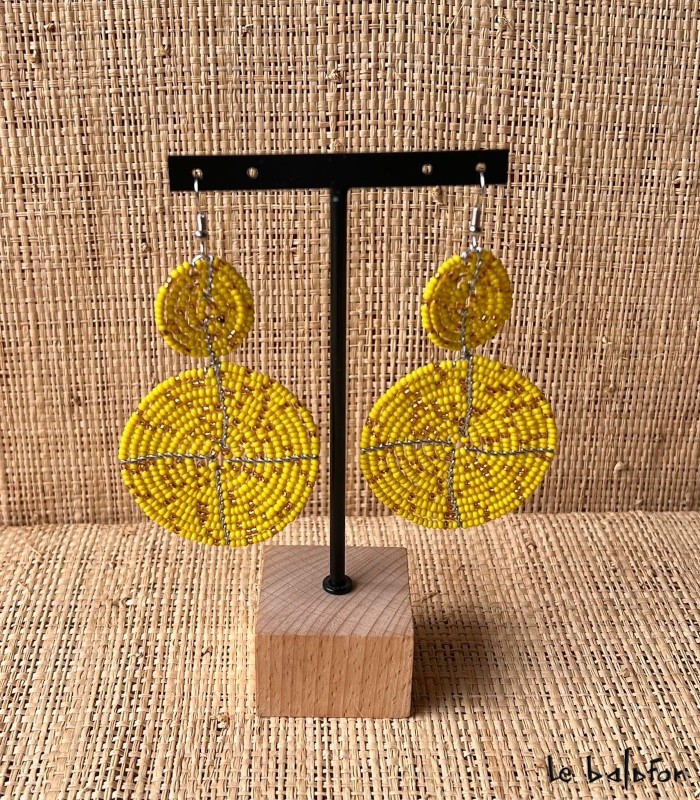 Boucles d'oreilles Massaï Njiwa