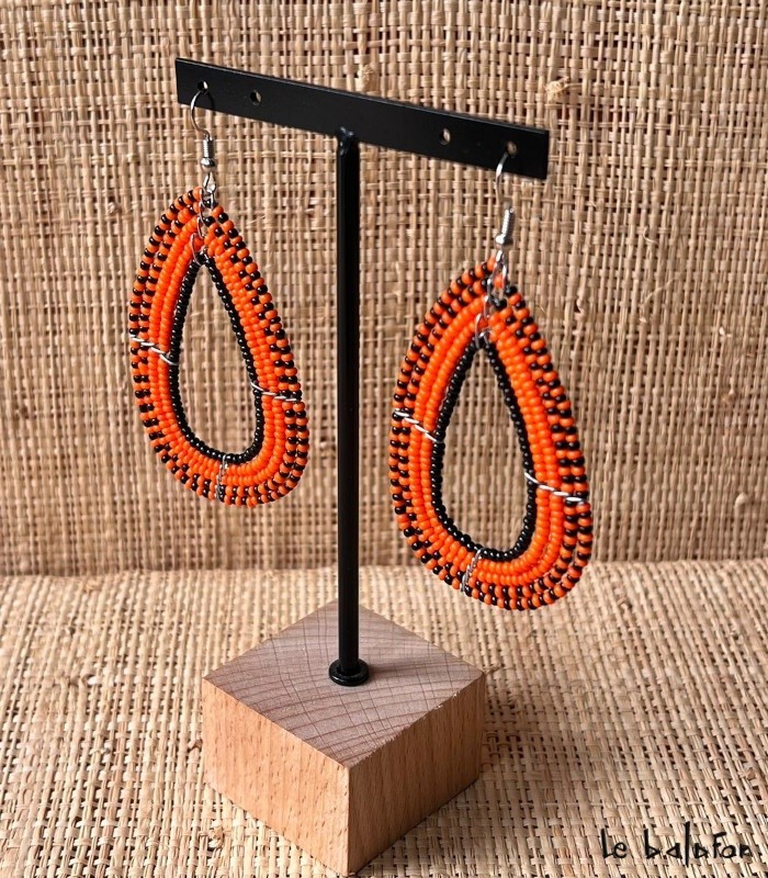 Boucles d'oreilles Massaï Korongo