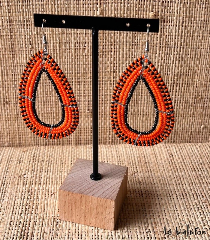 Boucles d'oreilles Massaï Korongo