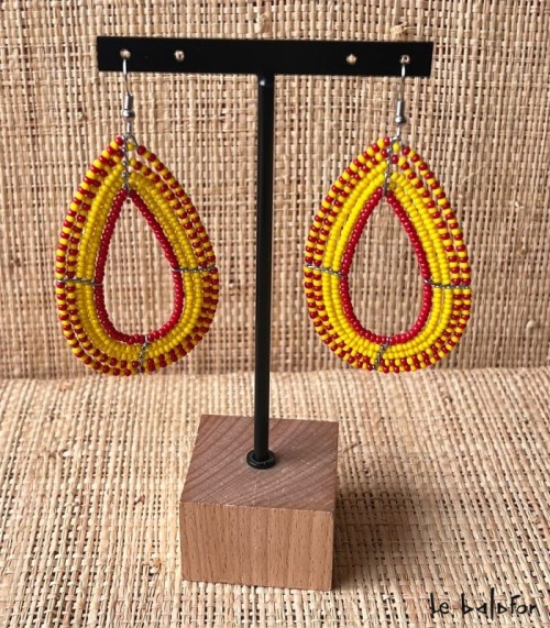 Boucles d'oreilles Massaï Tai