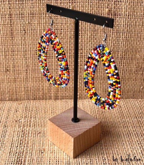 Boucles d'oreilles Massaï Batamaji