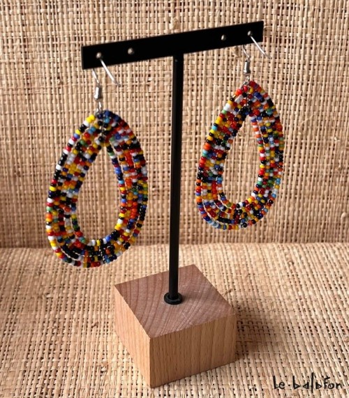 Boucles d'oreilles Massaï Batamaji