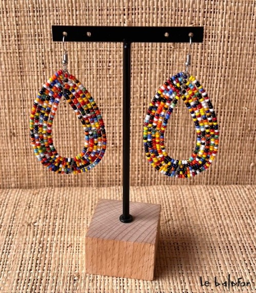 Boucles d'oreilles Massaï Batamaji