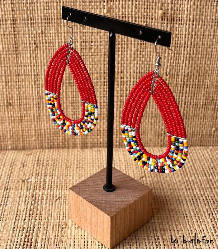 Boucles d'oreilles Massaï Kigogota