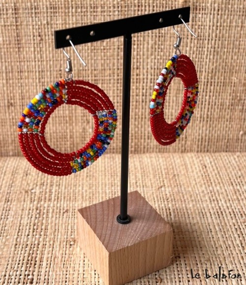 Boucles d'oreilles Massaï Mwari