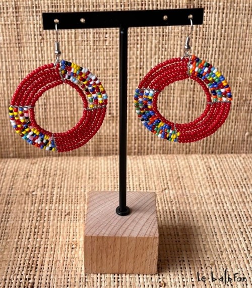 Boucles d'oreilles Massaï Mwari