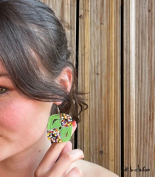 Boucles d'oreilles Massaï Nyuki