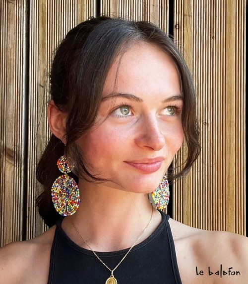 Boucles d'oreilles Massaï Kiboko