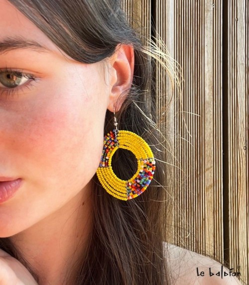 Boucles d'oreilles Massaï Kiboko