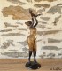 Statuette en bronze 39 cm "Femme de vie"