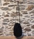 Sac à main seau noir