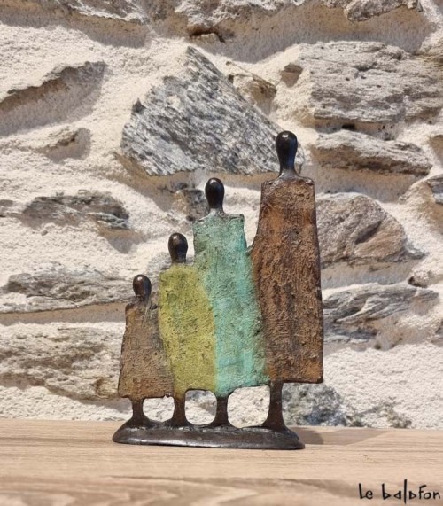 Statuette africaine bronze 