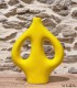 Vase moderne jaune "Essence naturelle"