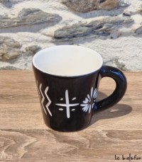 Tasse en céramique marocaine Bogolan "Atum"