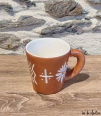 Tasse en céramique marocaine Bogolan "Konan"