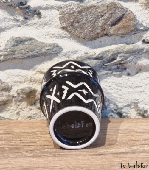 Verre Beldi motif Bogolan 