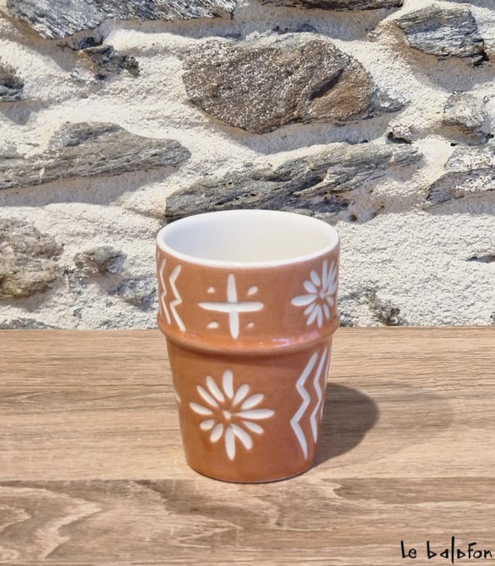 Verre Beldi motif Bogolan