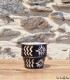 Tasse expresso motif Bogolan