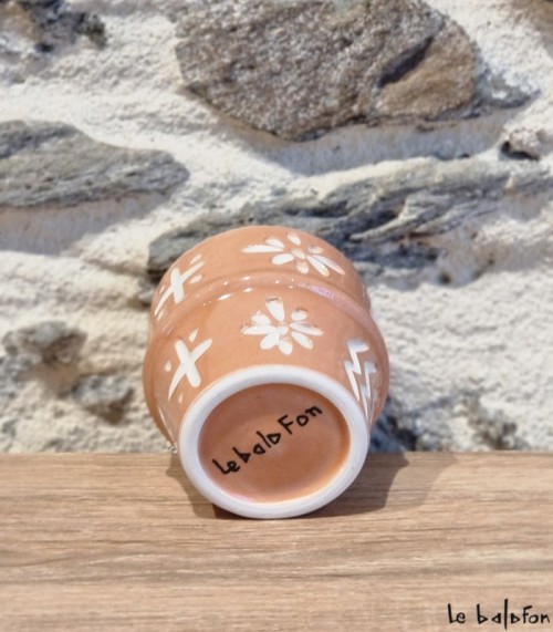 Tasse expresso motif Bogolan