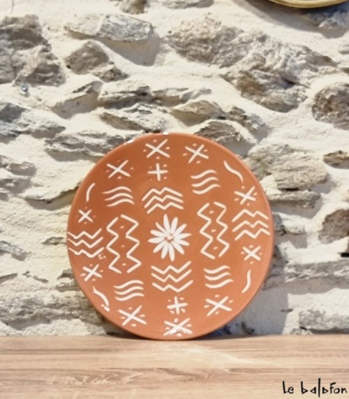 Assiette plate ethnique