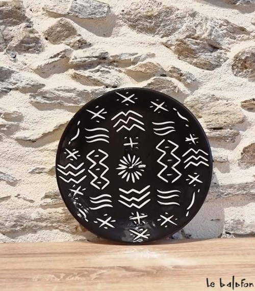 Assiette plate ethnique
