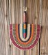 Eventail africain multicolore - 2