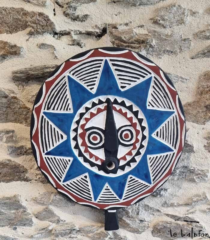 Masque Soleil tribal Bwa