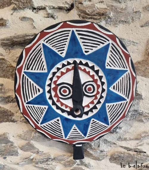 Masque Soleil tribal Bwa