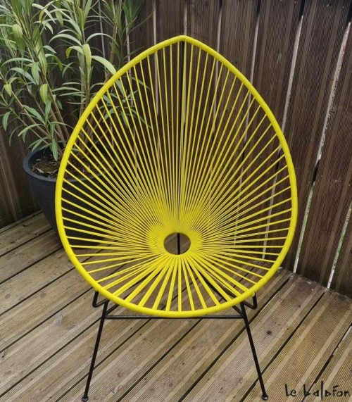 Fauteuil Acapulco bleu roi - 2