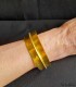 Bracelet manchette Peul doré - 3