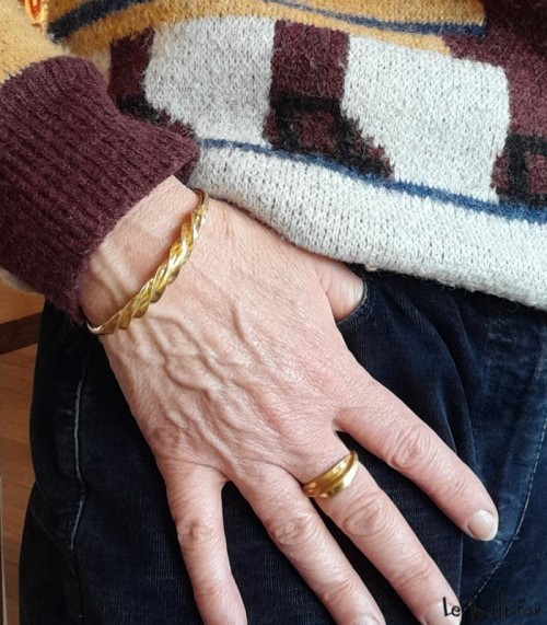 Bracelet Peul doré Oury - 5