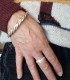 Bracelet Peul argenté Oury - 1