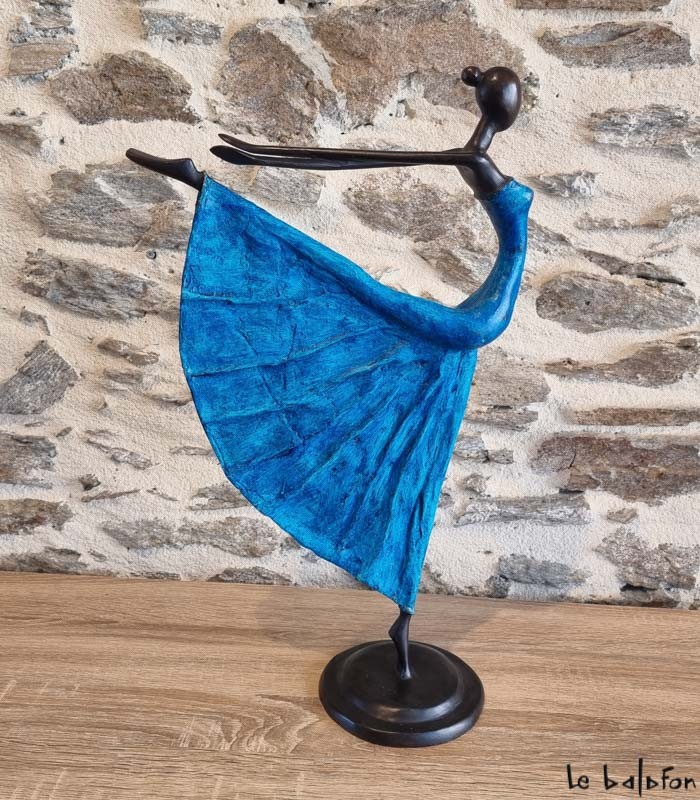Sculpture en bronze 56 cm 