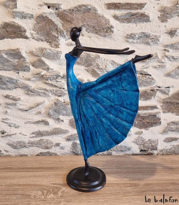 Sculpture en bronze 56 cm 
