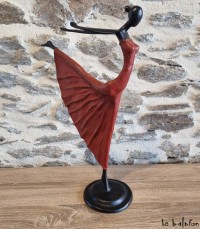 Sculpture en bronze 47 cm "la ballerine"
