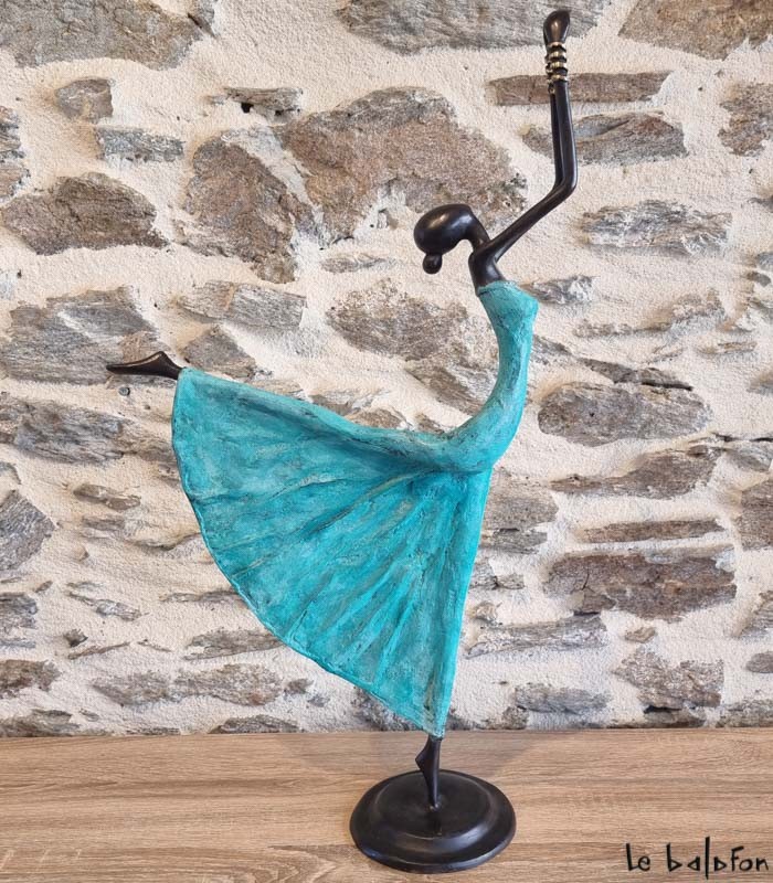 Sculpture en bronze 56 CM