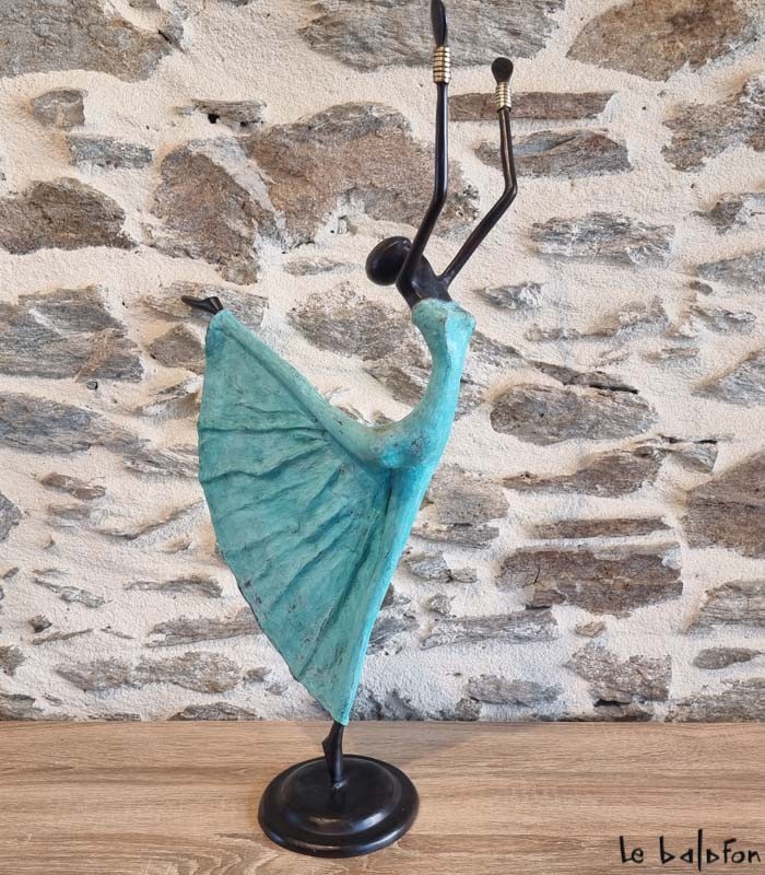 Sculpture en bronze 58 cm 