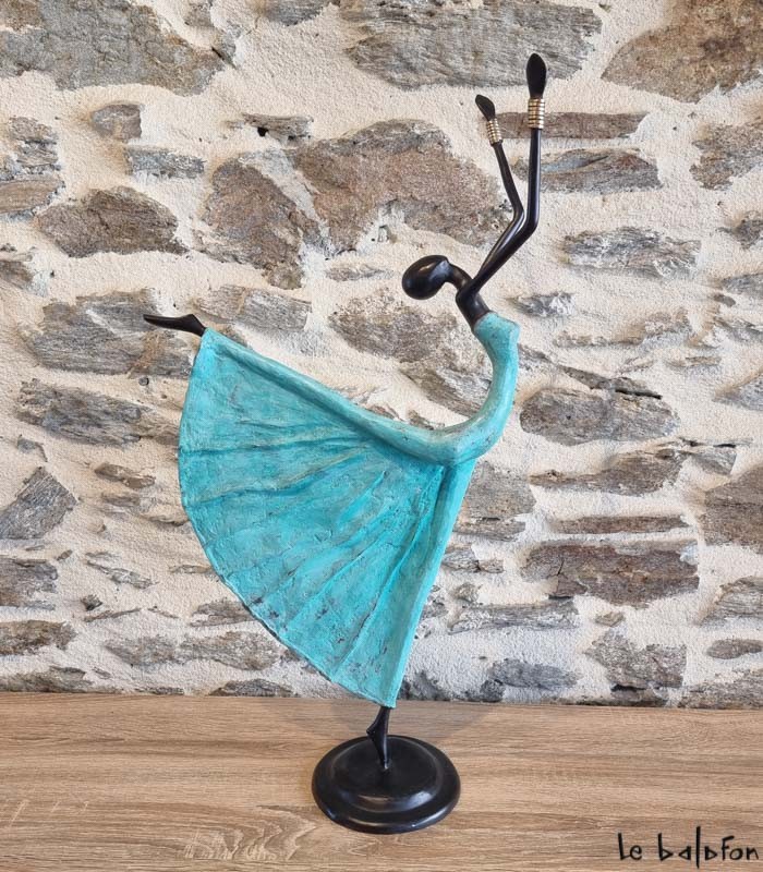 Sculpture en bronze 58 cm 